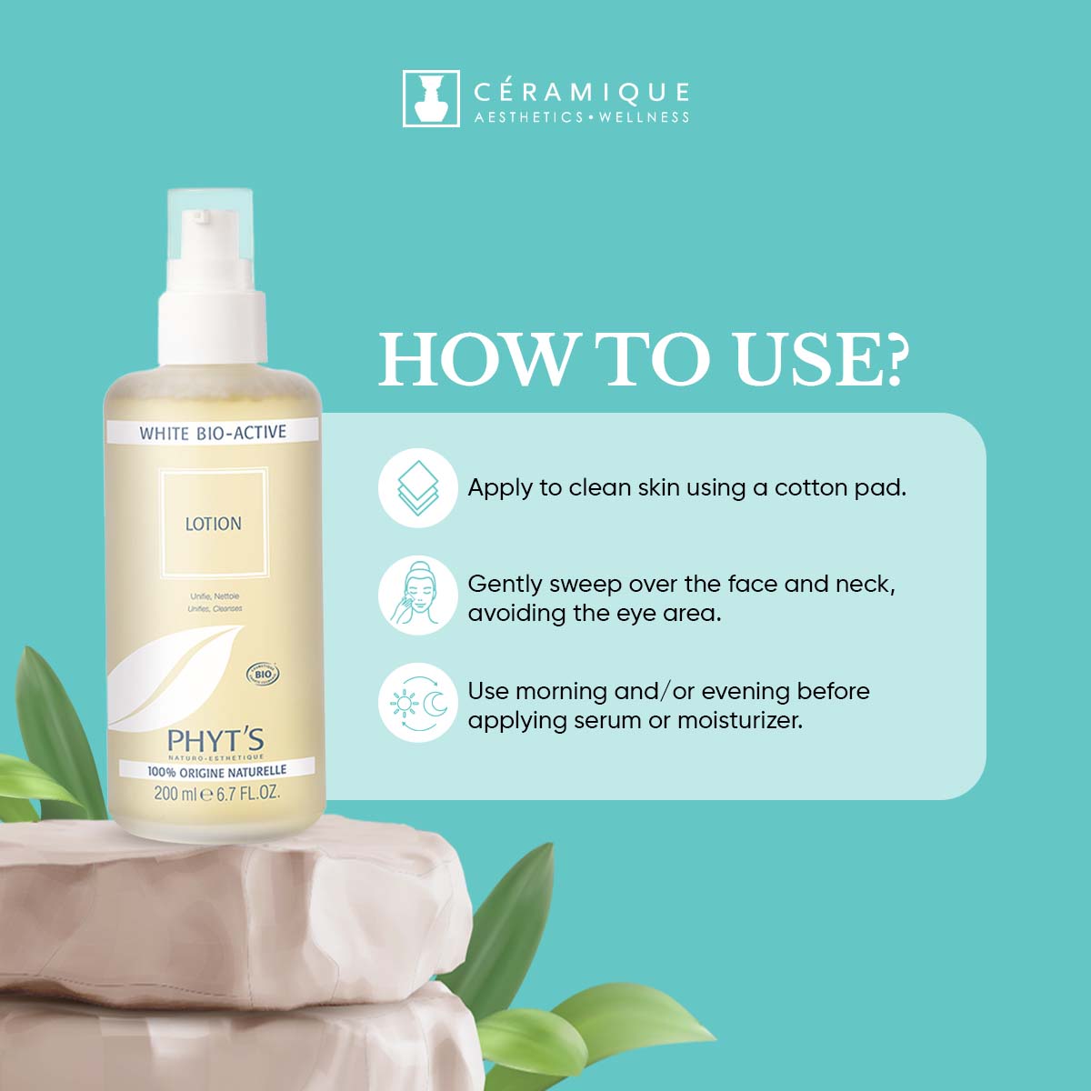 Phyt's Brightening Cleansing Lotion (White Bio-Active Lotion) | Natural | Organic