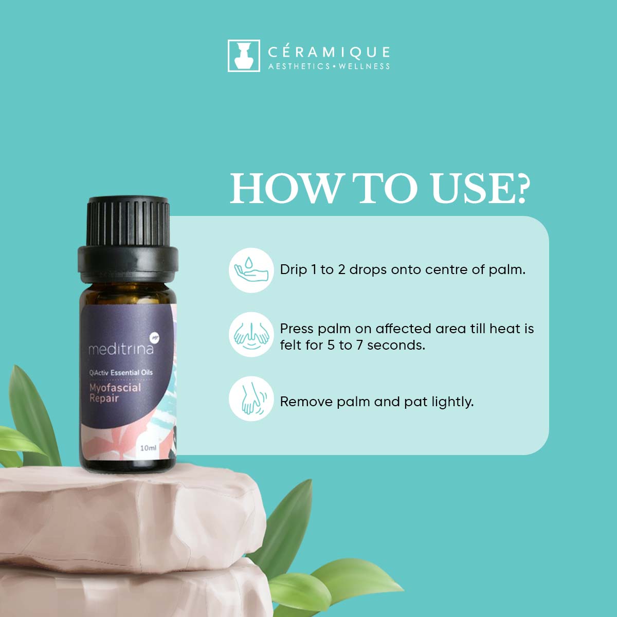 Meditrina QiActiv® TCM Essential Oils | Myofascial Repair | Natural | Organic