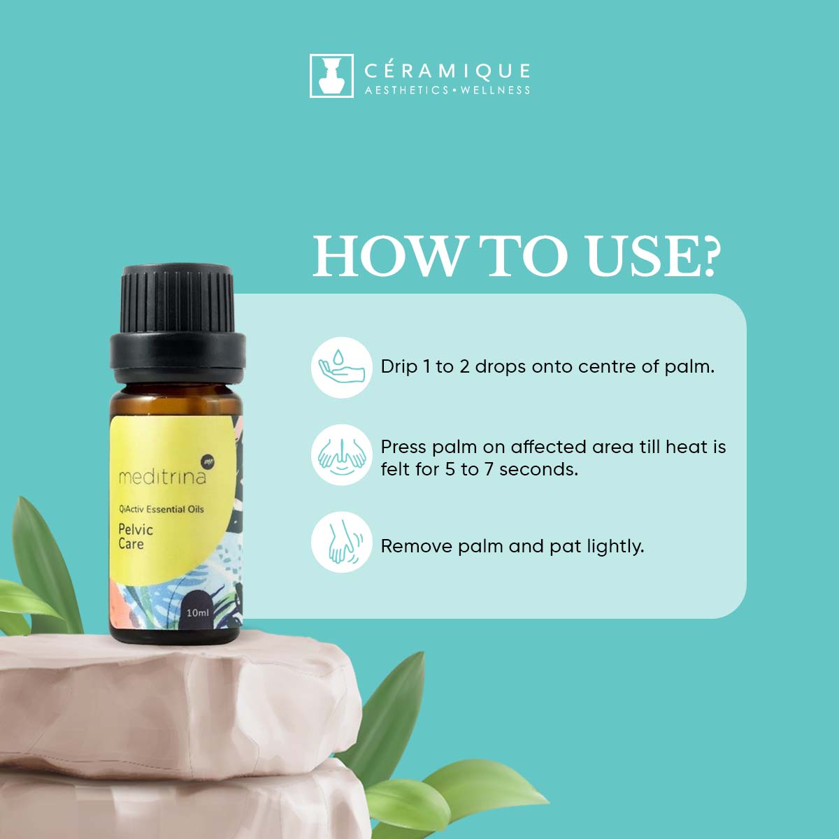 Meditrina QiActiv® TCM Essential Oils | Pelvic Care | Natural | Organic