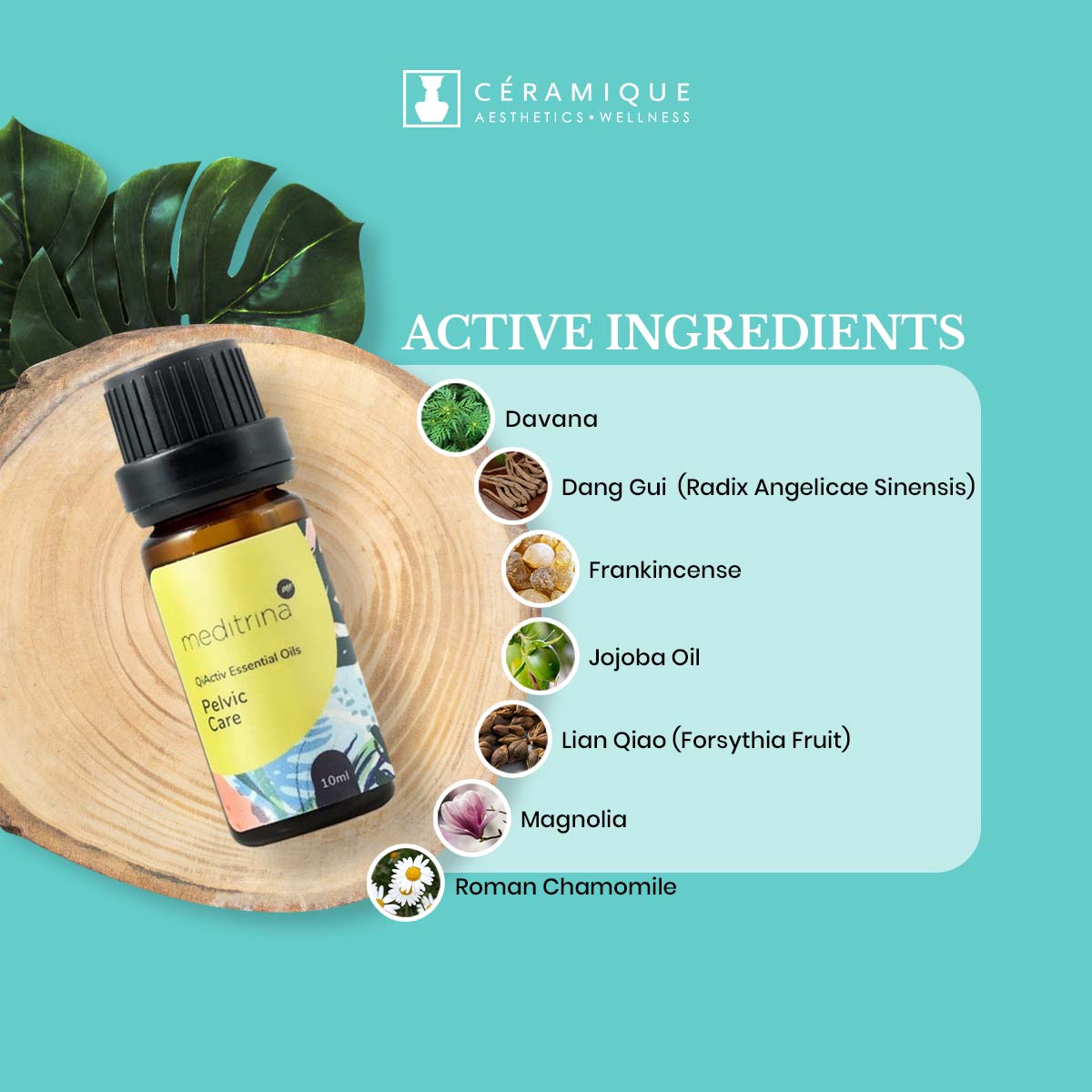 Meditrina QiActiv® TCM Essential Oils | Pelvic Care | Natural | Organic