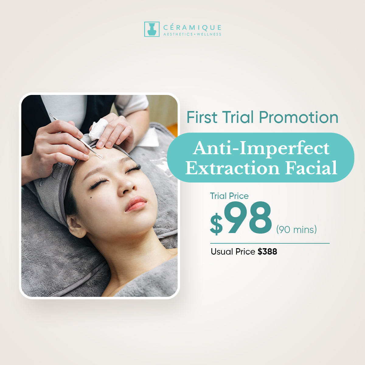 抗瑕疵面部护理| 首次试用– Ceramique Aesthetics