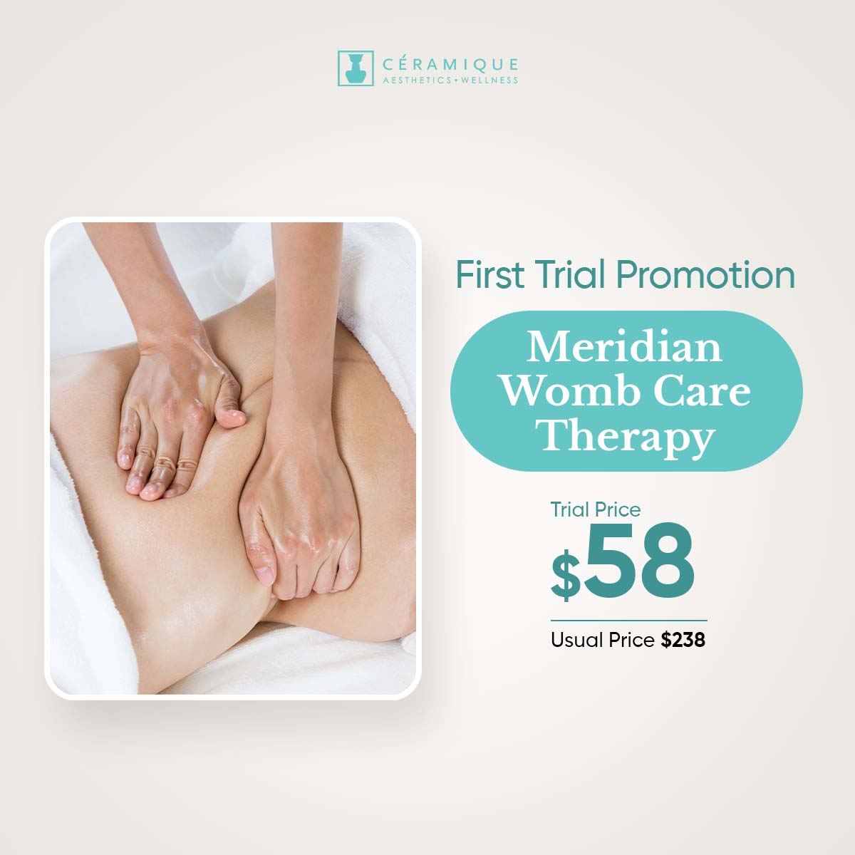 经络子宫护理疗法| 首次试用– Ceramique Aesthetics