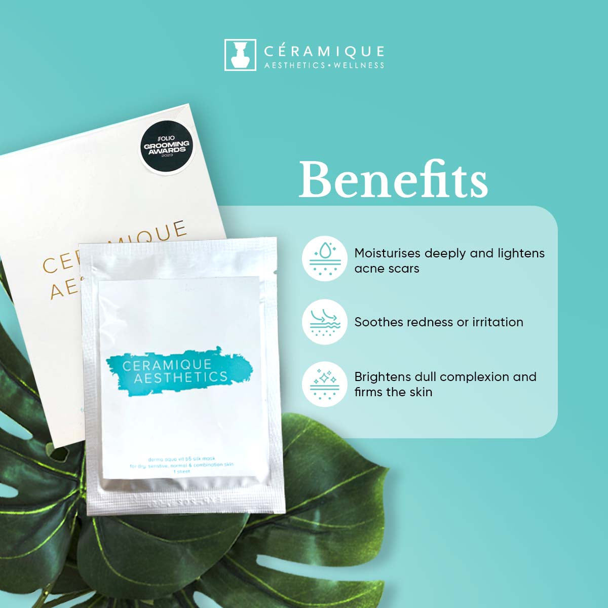 Ceramique Derma Aqua Vita B5 Silk Mask | Natural