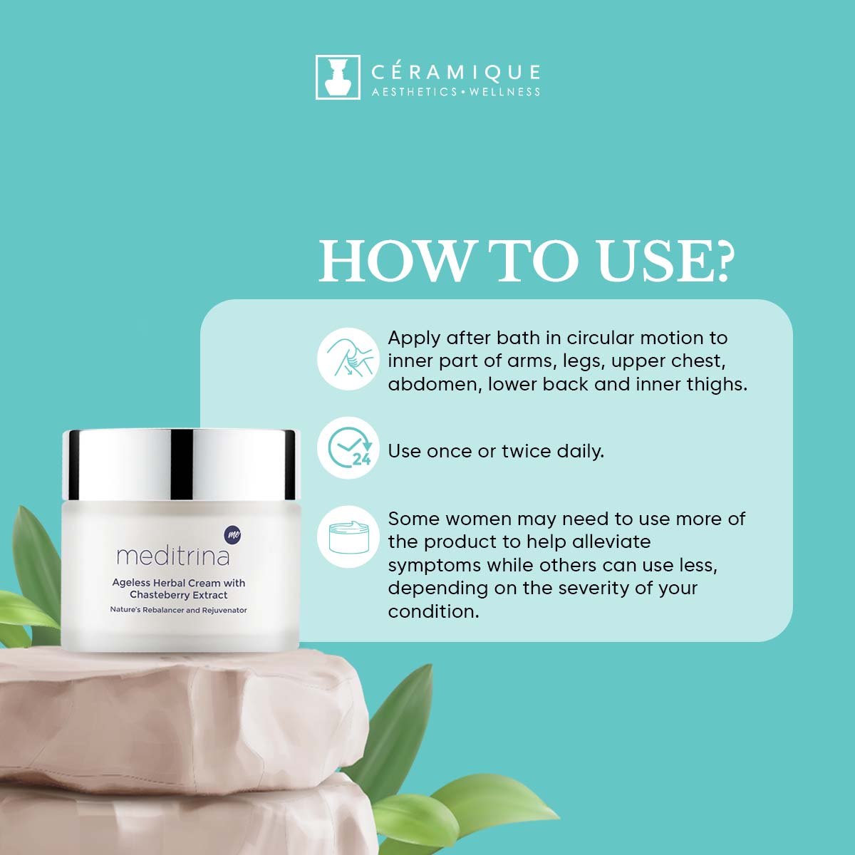 Meditrina Ageless Herbal Cream | Natural | Organic