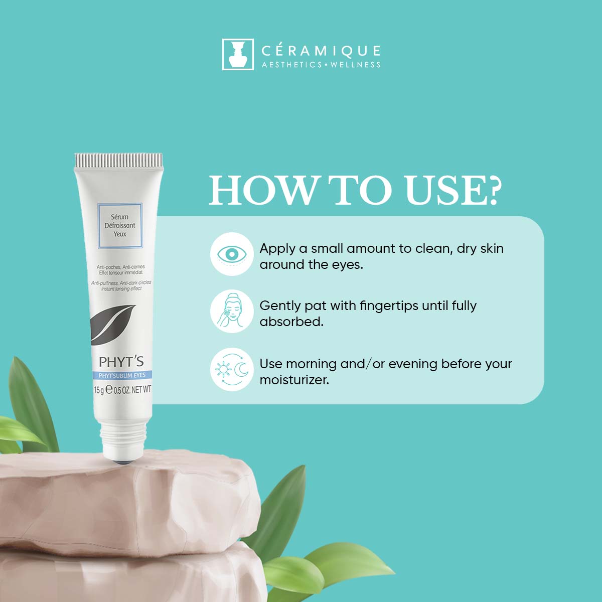 Phyt's Eye Smoothing Serum (Sérum Défroissant Yeux) | Natural | Organic