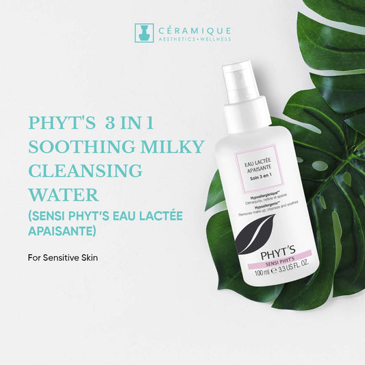 Phyt's 3 in 1 Soothing Milky Cleansing Water for Sensitive Skin (Sensi Phyt’s Eau Lactée Apaisante) | Natural | Organic