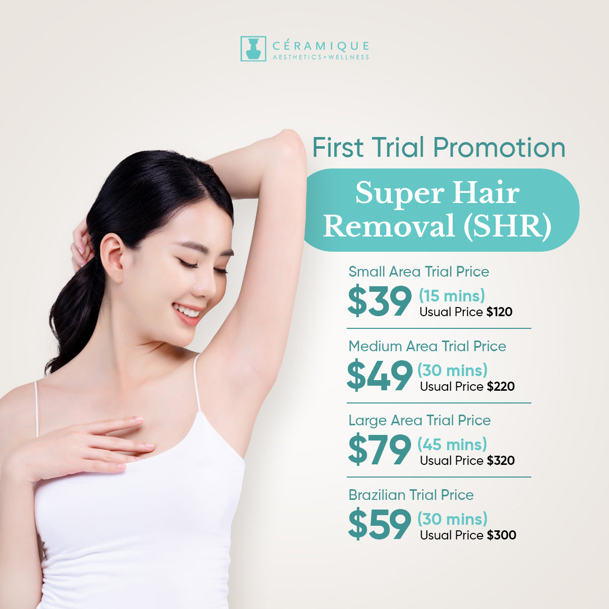 Super Hair Removal (SHR) | First Trial